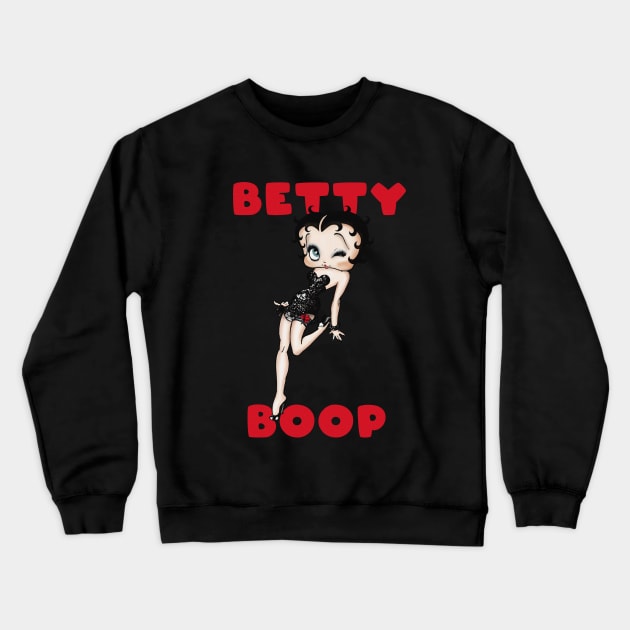 Betty Boop Crewneck Sweatshirt by lazymost